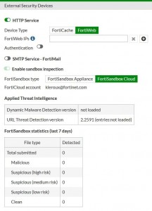 Fortinet External Security Devices